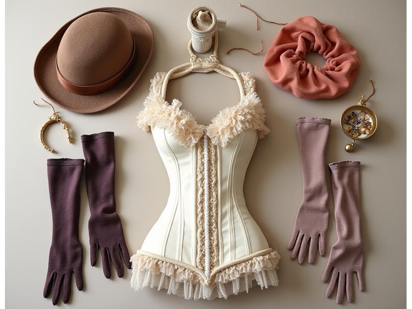 Collection d'accessoires d'époque pour location